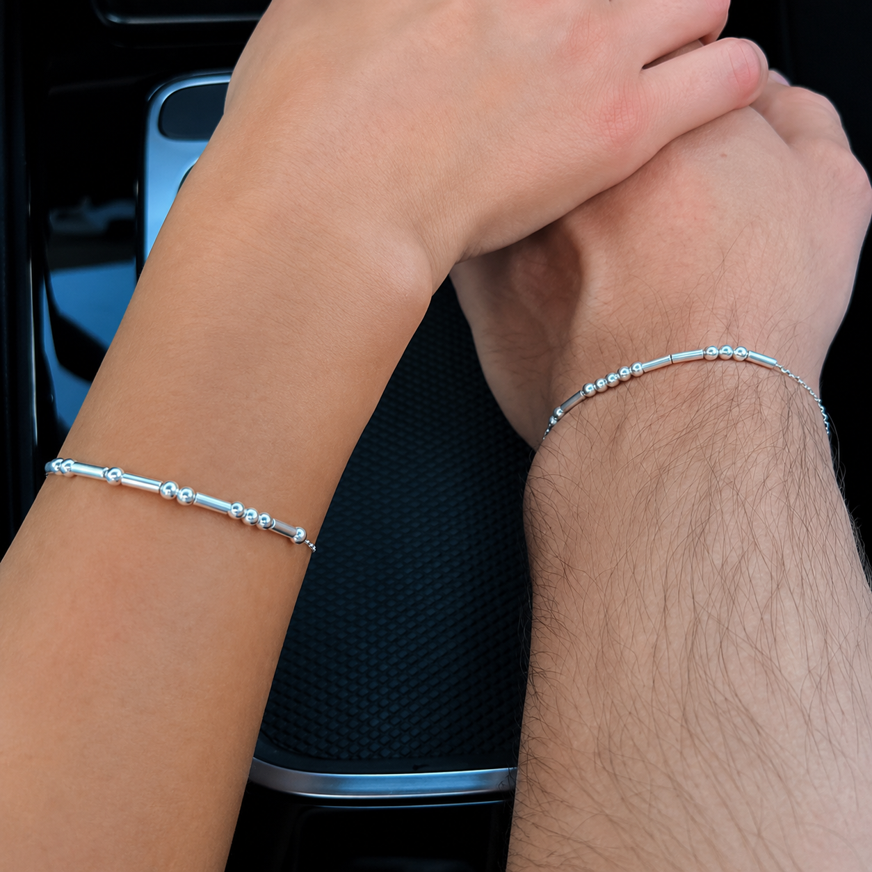 Pulseira Personalizada Código Morse